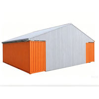 Toit de conteneur personnalisé en usine, imperméable, anti-vieillissement, en panneaux de tôle colorée, kit de toiture pour conteneur maritime, abri de voiture