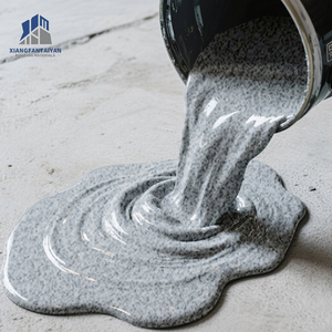 Résistance à l'usure Anti-slip Epoxy Coloré Sable <span class=keywords><strong>Effet</strong></span> <span class=keywords><strong>Marbre</strong></span> Revêtement Liquide Pinceau <span class=keywords><strong>Peinture</strong></span> Haute Brillance - Product Image 1