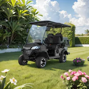 Nuovo Design unico all'ingrosso 4 posti Golf Cart motore Ac certificato elettrico Golf cunting Cart fornitore