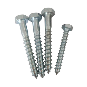 M6 Yuyao Din571 300mm Acero Inoxidable Ss Coach Din571. Tornillos <span class=keywords><strong>de</strong></span> Acero Inoxidable con Cabeza Hexagonal <span class=keywords><strong>de</strong></span> 1/4, Recubiertos, <span class=keywords><strong>de</strong></span> 1/2\" x 12\", y Tornillos Lag <span class=keywords><strong>de</strong></span> 3/<span class=keywords><strong>8</strong></span>\" x 3\" - Product Image 3