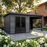 Abri de jardin mobile série D avec protection UV pour usage extérieur, en panneaux sandwich d'acier modernes, robustes, pour maisons en bois, salle de sport, chambre à coucher