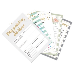 250pck Favori di Partito Forniture Baby <span class=keywords><strong>Shower</strong></span> È un Ragazzo o una ragazza Baby <span class=keywords><strong>Shower</strong></span> Bingo Carte Da Gioco - Product Image 3