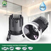 Projecteurs LED professionnels Shanhe, détachables, 9W, 10W, 12W, 24W, en forme de nid d'abeille, IP65, sans cadre, intelligents, anti-éblouissement