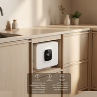 Chauffe-eau compact 4,5 kW à prix d'usine avec boîtier en plastique fin et chauffage rapide pour usage domestique et hôtelier, idéal pour salle de bain et évier de cuisine