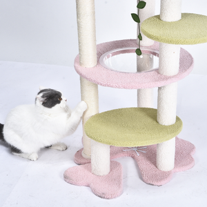 Luxury Multi Level <strong>Cat</strong> Tree <strong>Tower</strong> With Condo Sisal <strong>Scratching</strong> Post Space Capsule <strong>Cat</strong> Activity Center for Indoor <strong>Cats</strong> - Product Image 5