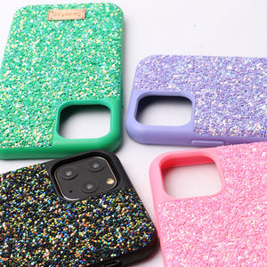 الصلب الغطاء الخلفي الفضة اللون بلينغ بلينغ مجموعة ترتر براقة حجر حقيبة هاتف محمول ل فون 11 X Xs ماكس XR - Product Image 5