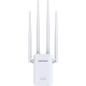 COMFAST wifi扩展器300Mbps无线中继器支持AP/中继器/路由器外部天线和WPS按钮