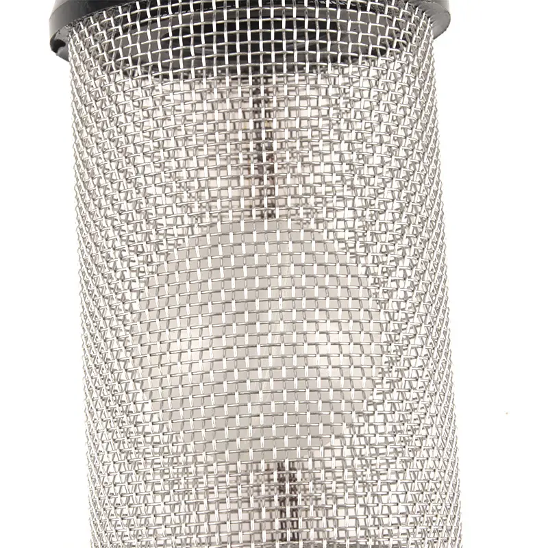 Tubo filtrante per cilindro in rete metallica tessuta in acciaio inossidabile 304 e 316 2-635 Mesh acciaio inossidabile, fibra metallica