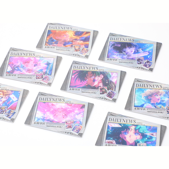 Custom Themed Eco-Friendly Durable Paper Trading Cards with Iridescent Surface Finish Collectible Card Game