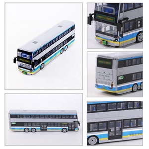 Serie de Bloques de Construcción de Autobuses de Dos Pisos para Importadores, Juguetes de Transporte Interurbano, Tiendas de Juguetes y Juguetes con Empaque Personalizado - Product Image 4
