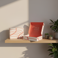 Boîtes d'expédition pour vêtements en carton ondulé biodégradable et recyclé, avec logo de marque personnalisé en relief, couleur rose, emballage pour envoi postal