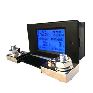 Peacefair PZEM-051 DC 6.5-100V 100A 디지털 전압계 전류계 Wattmeter Amp 와트 Kwh 패널 전원 에너지 전압 미터