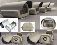 6/8/10/12I nch extérieur en alliage d'aluminium CCTV caméra boîtier étanche et boîtier de caméra de vidéosurveillance et boîtier de caméra étanche