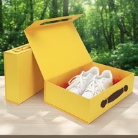 Caja de Regalo de Cartón Magnética de Lujo Personalizada con Materiales Reciclados para Hombre - Empaque de Cartón Rígido para Relojes, Cinturones y Corbatas, Moderno