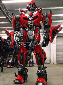 Costume réaliste de <span class=keywords><strong>robot</strong></span> Cosplay transformateur Camaro <span class=keywords><strong>Bumblebee</strong></span> pour enfants adultes Performance intérieure vêtements en métal pour les occasions scolaires - Product Image 5