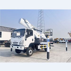 Nouveau camion nacelle hydraulique ISUZU KV100 4X4 Diesel à conduite à gauche, plateforme élévatrice isolée de 26m, 30m, 33m, 90/122HP - Product Image 3