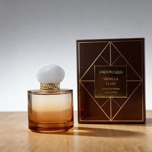 Nuovo Arrivo: Flaconi Vuoti per <span class=keywords><strong>Profumo</strong></span> in Vetro Ambrato Rotondi da 50ml e 100ml con Confezione Scatola - Product Image 1
