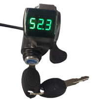 Vente en gros de pièces de moto Serrure universelle de moto 24V /36V/ 48V / 60V / 72V Serrure électrique d'accélérateur pour scooter avec clé