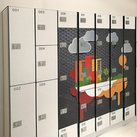 Casiers scolaires Cartmay USA Armoire de rangement en métal durable avec option de verrouillage numérique pour les étudiants Organisateur Étagère Meubles