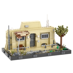 Space Wars <span class=keywords><strong>The</strong></span> Mandalorian Petite maison Mini Action sans figurine Ensembles de blocs de construction Jouets Kit de construction MOULD KING - Product Image 1