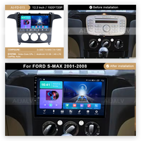 Haute qualité manuel AC Android Auto écran de voiture pour FORD S-MAX Ford Galaxy populaire multimédia lecteur vidéo Navigation GPS Carplay