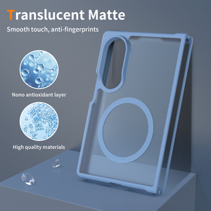 Funda de Lujo para Teléfono Samsung Galaxy Z Fold 8, Magnética, Suave, Mate, Transparente, Resistente a Golpes, Protección de PC Rígida - Product Image 2