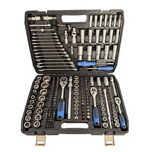 Juego de Herramientas de 216 Piezas con Llave de Trinquete de Acero al Carbono Profesional para Reparación de Vehículos en el Hogar - Product Image 1