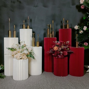 Support à gâteaux décoratif blanc très vendu, ensemble de présentation pour fête, table à desserts en papier - Product Image 3