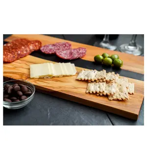 Großhandel Olivenöl Holz und Epoxidharz Käse brett Frühstücks brett Holz Charcuterie Brett Platte