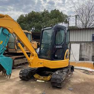 Mini-excavatrice Komatsu PC55mr d'occasion haute performance, 5,5 tonnes, fabriquée au Japon avec moteur, pour machines agricoles, à vendre à Shanghai - Product Image 5