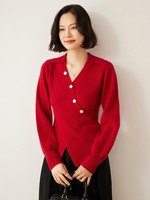 Fabricante OEM de Prendas de Cachemira, Suéter de Cachemira de Marca Privada, Suéter de Cachemira con Cuello Alto para Mujer