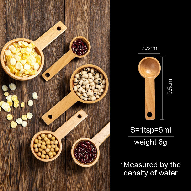 beech wood flat handle 5ml