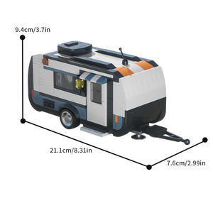 66117 Creative TRAVEL TAILER, Bloques de Construcción, Modelo de Coche, Juguete Educativo de Plástico para Niños, Set de Bloques de Construcción, Regalo, Venta al Por Mayor - Product Image 6