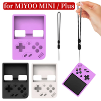 Étui de protection en Silicone violet pour Miyoo Mini Plus housse anti-poussière anti-chute sac de support de charge pour Console de jeu PC portable