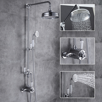 Doitbest-ensemble de douche murale, laiton ensemble de douche à corps complet, panneau de douche thermostatique, robinet