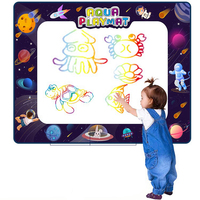 Enfants jeux éducation plancher eau dessin doodle tapis dessin jouets avec lettres et stylos