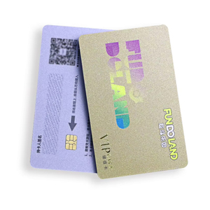 Metallic PVC Customized VIP Membership Smart Custom <b>Plastic</b> Card With Chip - Product Image 1