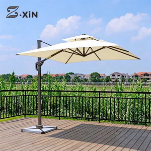 <span class=keywords><strong>Sombrilla</strong></span> de Jardín de Aleación de Aluminio de <span class=keywords><strong>3</strong></span> <span class=keywords><strong>Metros</strong></span>, Tipo Banana, Manual, para Exteriores, Playa, Villa, Protección Solar - Product Image 1