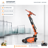 Cathaylift Nouveau Lève-personne Motorisé à Aspiration Certifié CE avec Moniteur de Pression et Alarme de Faible Puissance 800kg pour la Construction