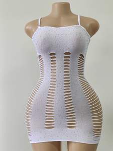 TZ57 para <span class=keywords><strong>Amazon</strong></span>, lencería brillante caliente para <span class=keywords><strong>mujer</strong></span>, falda, vestido <span class=keywords><strong>de</strong></span> malla, Bodystocking, ropa <span class=keywords><strong>de</strong></span> actuación para Ballet, traje <span class=keywords><strong>de</strong></span> baile exótico - Product Image 6