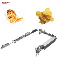 Ligne de production entièrement automatique de chips de manioc philippin, de chips de pomme, de chips de banane, de chips de plantain