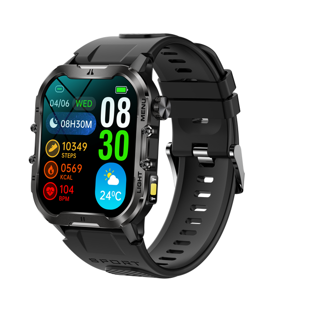 2024 NEW T26 Call Sport Smartwatch 370 MAh Long Standby Wrist Watch Blood Pressure Monitor Waterproof Outdoor Smart Watch