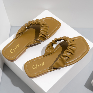 OEM all'ingrosso acquisto all'ingrosso di alta qualità vendita calda estate all'aperto in gomma antiscivolo infradito piatto per le ragazze - Product Image 4