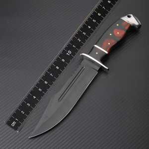 हॉट सेलिंग फिक्स्ड ब्लेड nvies आउटडोर शिकार चाकू सुपर तेज 3क्र13 स्टील ठोस लकड़ी चाकू हैंडल ओएम अनुकूलन योग्य - Product Image 2