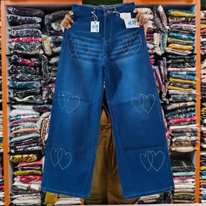 Jean cargo droit en denim à sequins pour <span class=keywords><strong>femme</strong></span>, style streetwear, polyvalent toutes saisons, séchage rapide, traitement anti-plis - Product Image 1