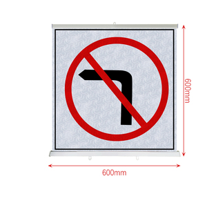 Bouwplaats Draagbaar Opvouwbaar Gevarenherinnering Reflecterend Veiligheidswaarschuwingstent Driepoot Verkeersbord. - Product Image 2