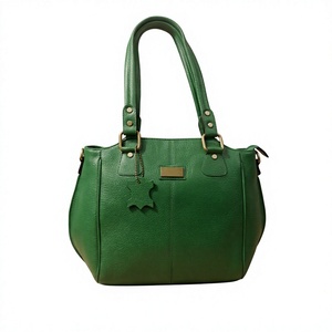 Bolso de Mano de Cuero Vacuno Verde para Mujer con Cierre de Cremallera, Impermeable, Duradero, Casual, con Correa Cruzada, Gran Capacidad, Superventas - Product Image 3