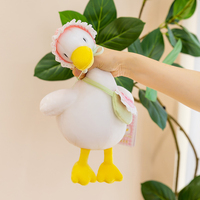 Boneka Bebek Putih Lucu, Mainan Boneka Angsa Kartun Kawaii, Gantungan Kunci Tas, Boneka Grosir, Hiasan Sofa Kamar Tidur Anak Perempuan