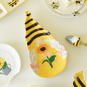 Vajilla de Porcelana Estilo Pastoral con Diseño de Abeja y Girasol, Juego de Vajilla para el Hogar, <span class=keywords><strong>Plato</strong></span>, Tazón, Taza, Creativo, Venta Caliente Transfronteriza - Product Image 4