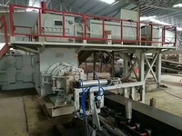 Machine de fabrication de blocs creux en terre cuite compressée brute avec extrudeuse sous vide et moteur pour ligne de production de briques